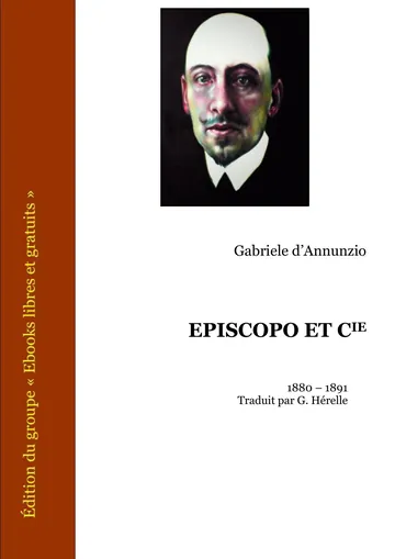 Episcopo et cie de Gabriele D'Annunzio, couverture du livre
