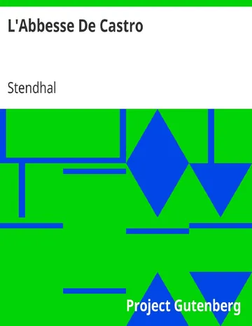 L'Abbesse De Castro de Stendhal, couverture du livre