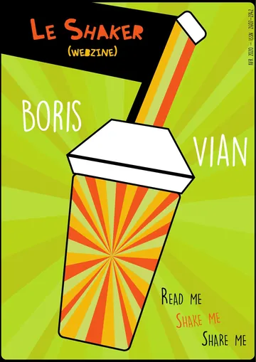 Le Shaker, n°15 : Boris Vian de Justine Coffin, couverture du livre