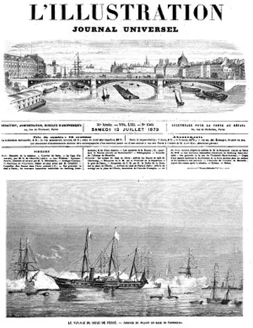 L'Illustration, No. 1585, 12 Juillet 1873 de Various, couverture du livre