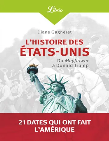 L'histoire des États-Unis de Diane Gagneret, couverture du livre