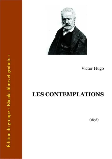 Les Contemplations de Victor Hugo, couverture du livre
