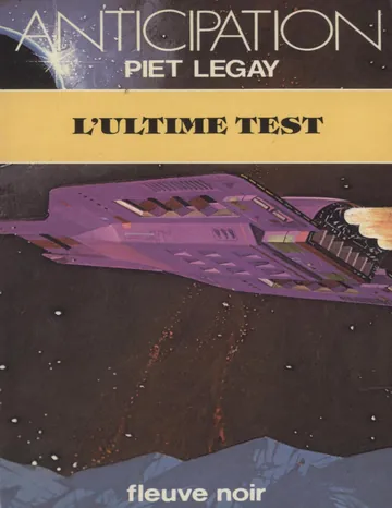 LUltime test de Legay Piet, couverture du livre