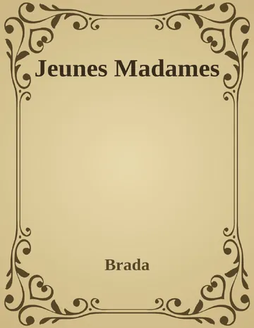 Jeunes Madames de Brada, couverture du livre