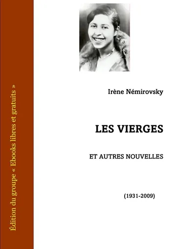 Les Vierges et autres nouvelles d’Irène Némirovsky, couverture du livre