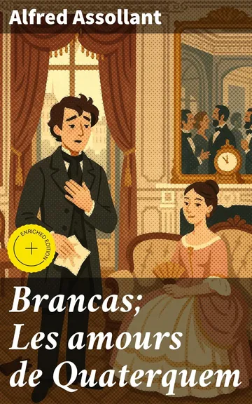 Brancas; Les amours de Quaterquem d’Alfred Assollant, couverture du livre