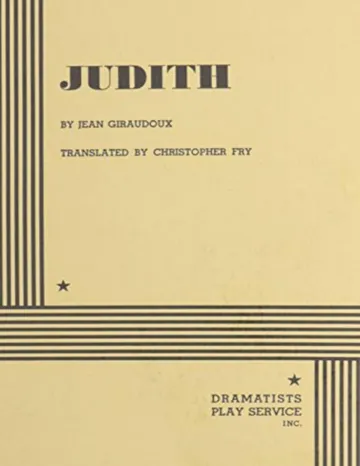 Judith de Jean Giraudoux, couverture du livre