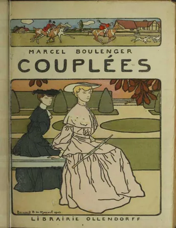 Couplées: Roman de Marcel Boulenger, couverture du livre