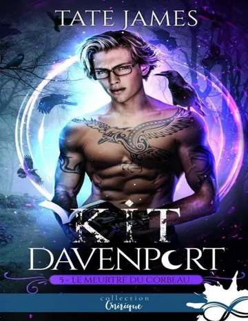 Kit Davenport T5 : Le meurtre du corbeau de Tate James, couverture du livre