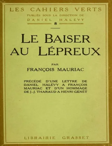 Le baiser au lépreux de François Mauriac, couverture du livre