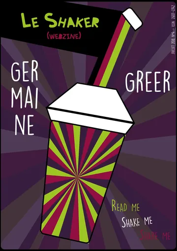 Le Shaker, n°04 : Germaine Greer de Justine Coffin, couverture du livre