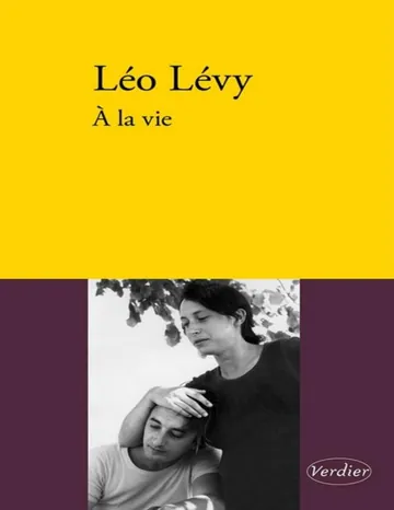 A la vie de Léo Lévy, couverture du livre