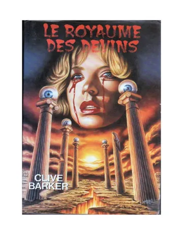 Le royaume des devins de Clive Barker, couverture du livre