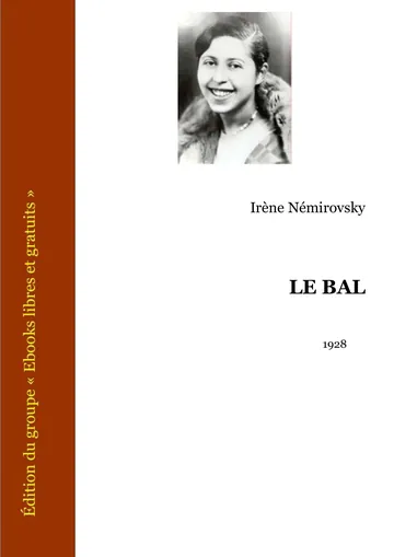 Le Bal d’Irène Némirovsky, couverture du livre