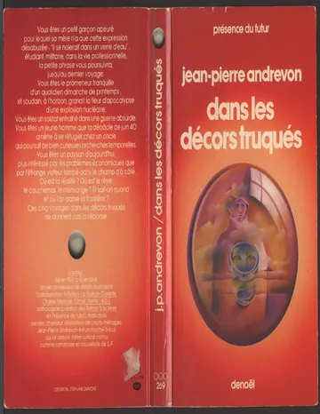 Dans les decors truques d’ANDREVON Jean-Pierre, couverture du livre