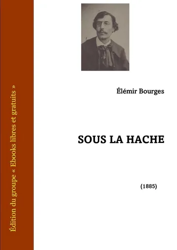 Sous la hache d’Elémir Bourges, couverture du livre