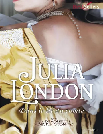 Dans le lit du comte de Julia London, couverture du livre