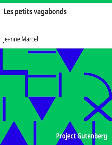 Les petits vagabonds de Jeanne Marcel, couverture du livre