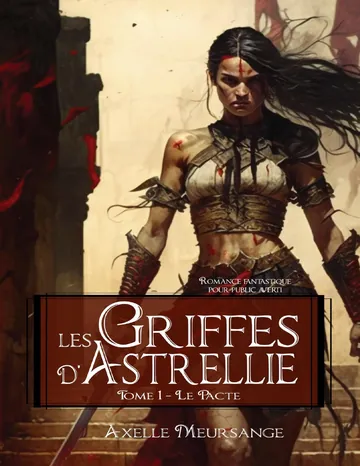 Les griffes d'Astrellie - Tome 1 : Le Pacte d’Axelle Meursange, couverture du livre