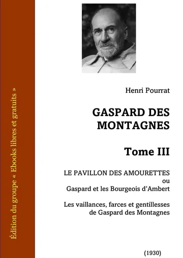 Gaspard des montagnes - Tome III d’Henri Pourrat, couverture du livre