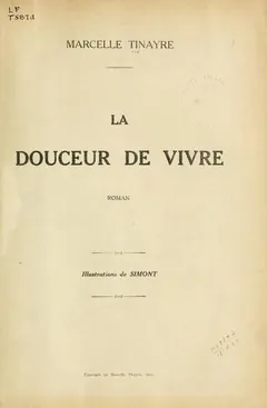 La douceur de vivre de Marcelle Tinayre, couverture du livre