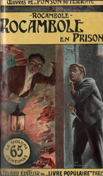 Rocambole en prison de Pierre Alexis Ponson du Terrail, couverture du livre