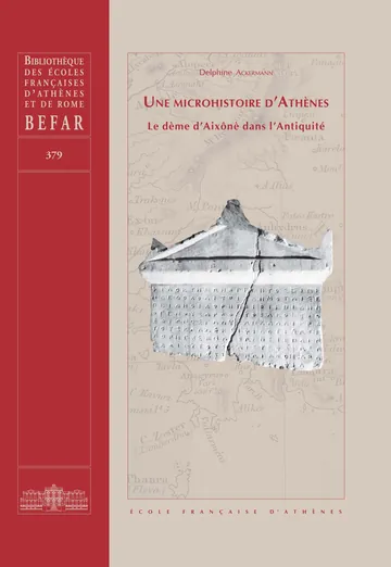 Une Microhistoire D’athènes de D. Ackermann, couverture du livre