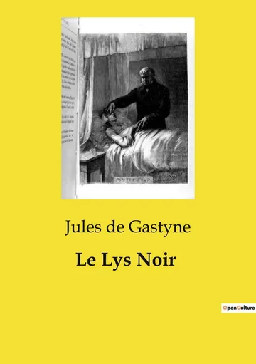 Le lys noir de Jules de Gastyne, couverture du livre