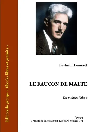 Le Faucun de Malte de Dashiell Hammett, couverture du livre