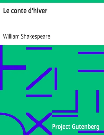 Le conte d'hiver de William Shakespeare, couverture du livre