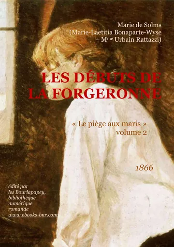 Les Débuts De La Forgeronne de Marie de Solms, couverture du livre