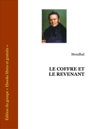 Le Coffre et le Revenant de Stendhal, couverture du livre