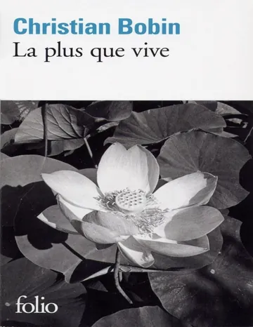 La plus que vive de Christian Bobin, couverture du livre
