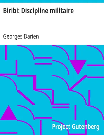 Biribi: Discipline militaire de Georges Darien, couverture du livre