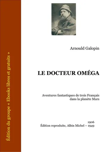 Le Docteur Oméga d’Arnould Galopin, couverture du livre