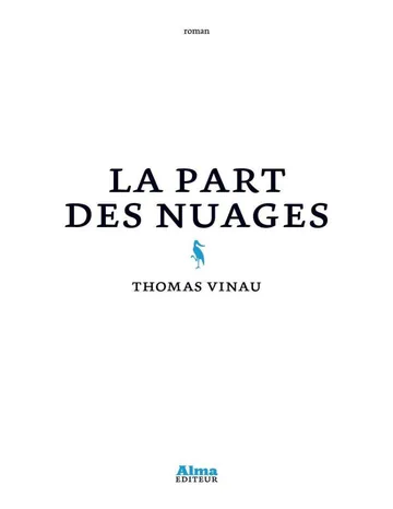 La part des nuages de Thomas Vinau, couverture du livre