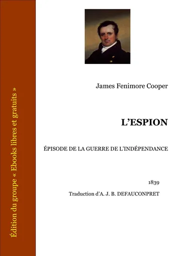 L’espion de James Fenimore Cooper, couverture du livre