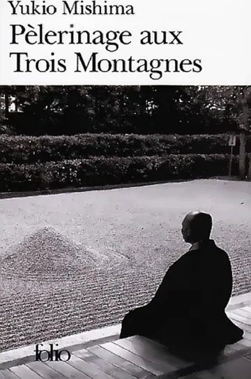 Pèlerinage aux trois montagnes de Yukio Mishima, couverture du livre
