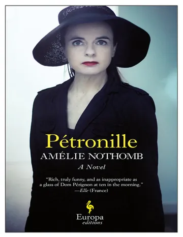 Pétronille d’Amélie Nothomb, couverture du livre
