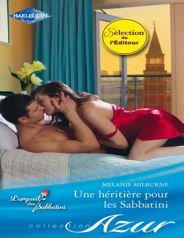 Une héritière pour les Sabbatini de Melanie Milburne, couverture du livre