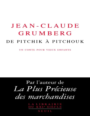 De Pitchik à Pitchouk de Jean-Claude Grumberg, couverture du livre
