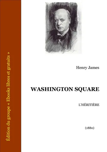 Washington Square d’Henry James, couverture du livre