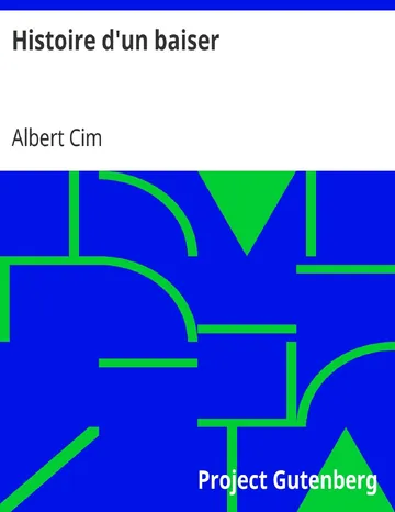 Histoire d'un baiser d’Albert Cim, couverture du livre