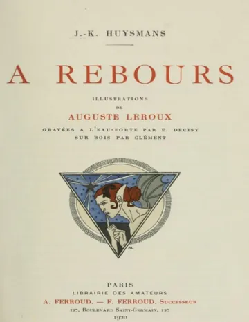 A rebours de J.-K. Huysmans, couverture du livre
