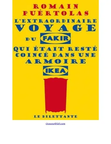 L'extraordinaire voyage du fakir qui était resté coincé dans une armoire Ikea de PUÉRTOLAS Romain, couverture du livre