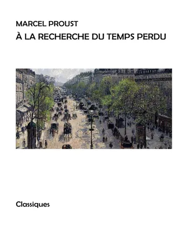 A la recherche du temps perdu de Marcel Proust, couverture du livre