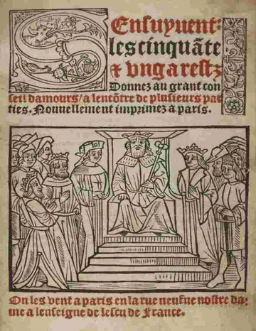 Les cinquante et ung arretz d'amours de d'Auvergne Martial, couverture du livre