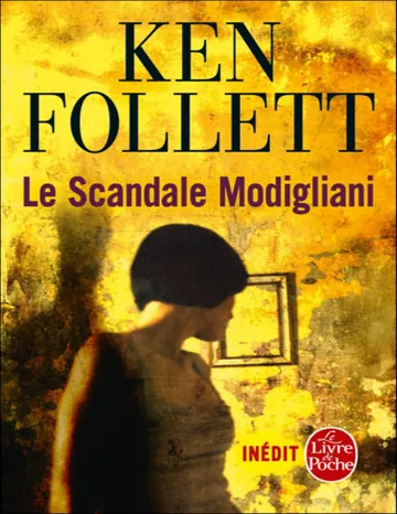 Le scandale Modigliani (1976) de Ken Follett, couverture du livre