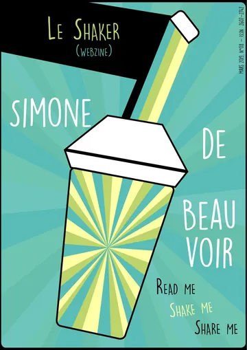 Le Shaker, n°08 : Simone de Beauvoir de Justine Coffin, couverture du livre