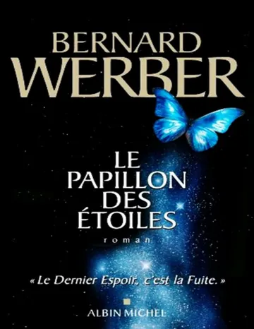 Le papillon des etoiles de Bernard Werber, couverture du livre